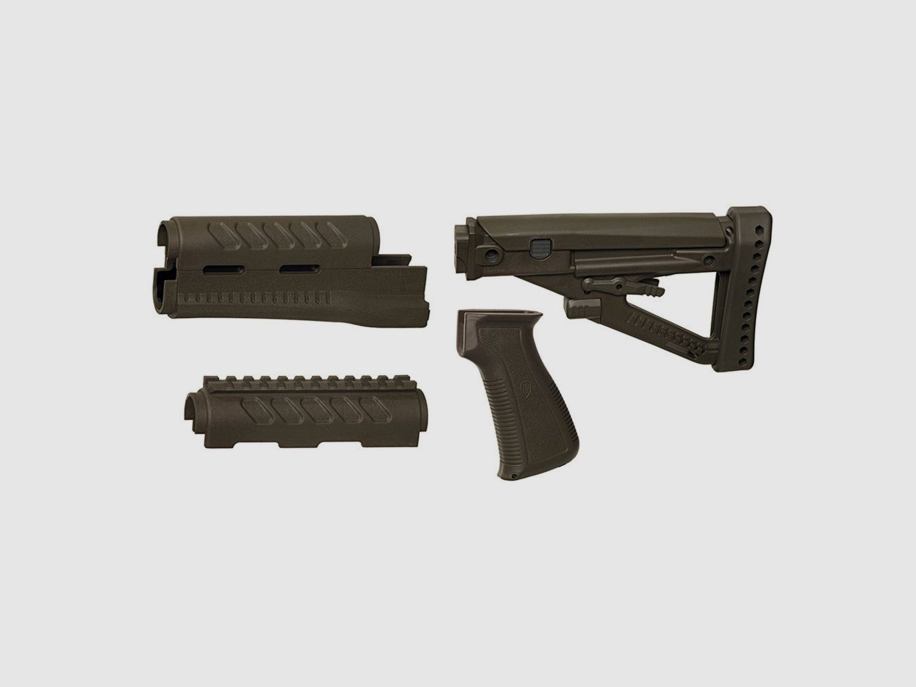 Archangel OPFOR Series Buttstock / Forend / Pistol Grip Complete Set for YUGO PAP AK - OD