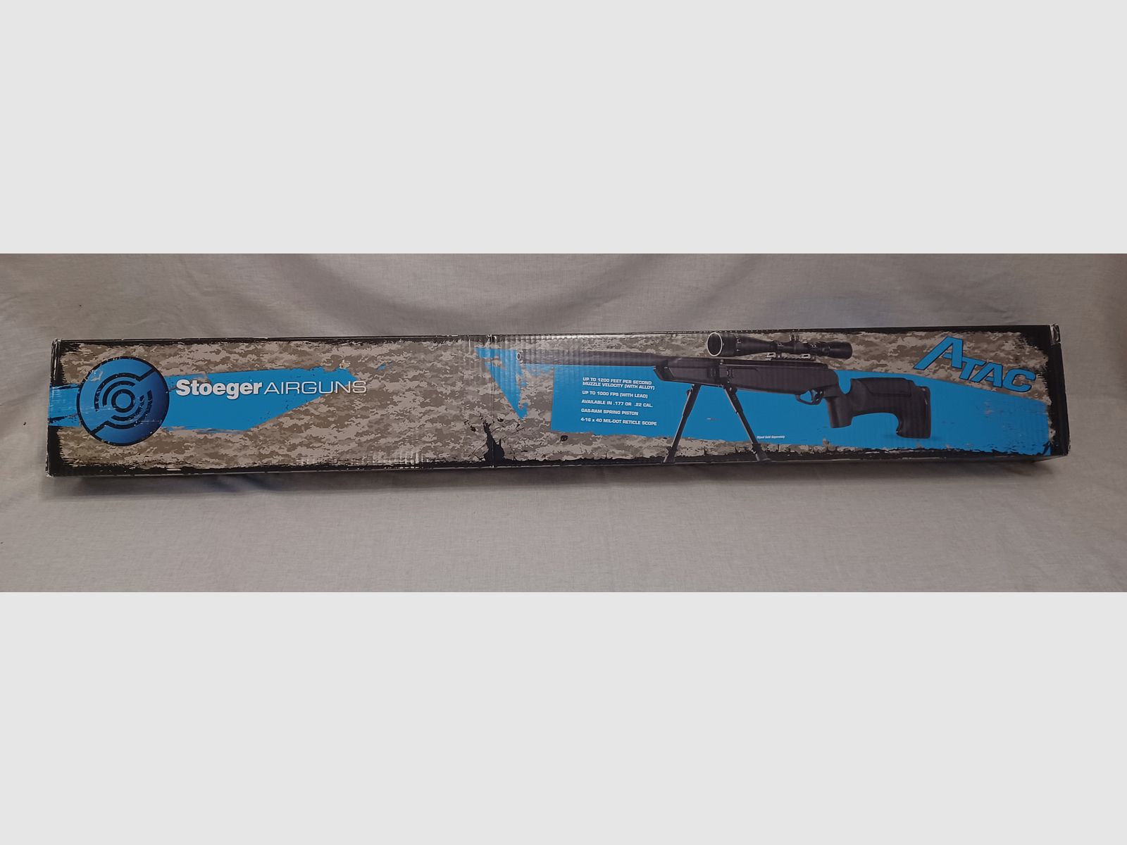 Stoeger ATAC II Combo / Zielfernrohr / Zweibein / 4,5 mm Diabolo / Druckluft / Gewehr / OVP (159)