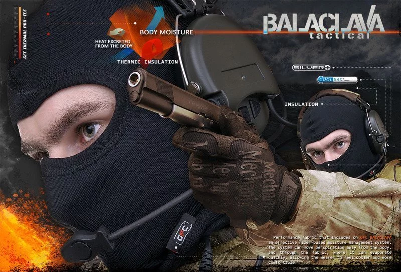 Thermoactive balaclava COOLMAX – BLACK M (GFT-23-002148), image 8 of 26