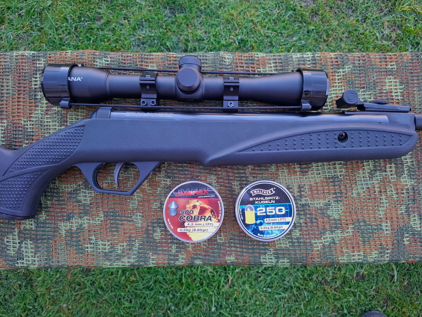 Diana twenty-one 4,5mm (F) inkl. DIANA Zielfernrohr 4x32