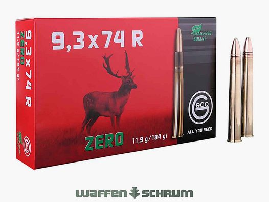 Geco Zero 11,9g - 184gr 9,3x74R