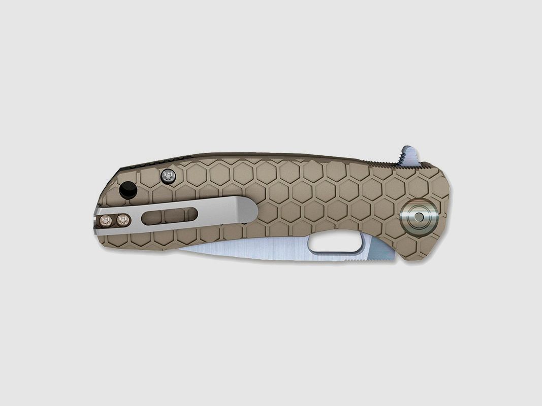 Klappmesser Honey Badger Flipper Medium Tan - 01HO006, Bild 2 von 2