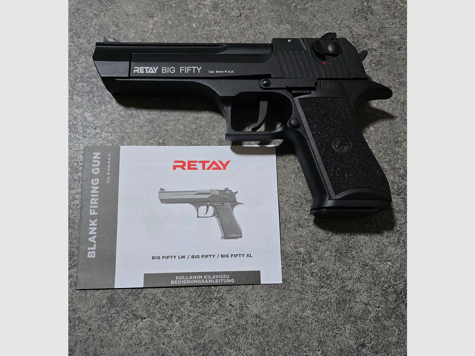 Retay Big Fifty 9mm PAK Schreckschuss (Desert Eagle)