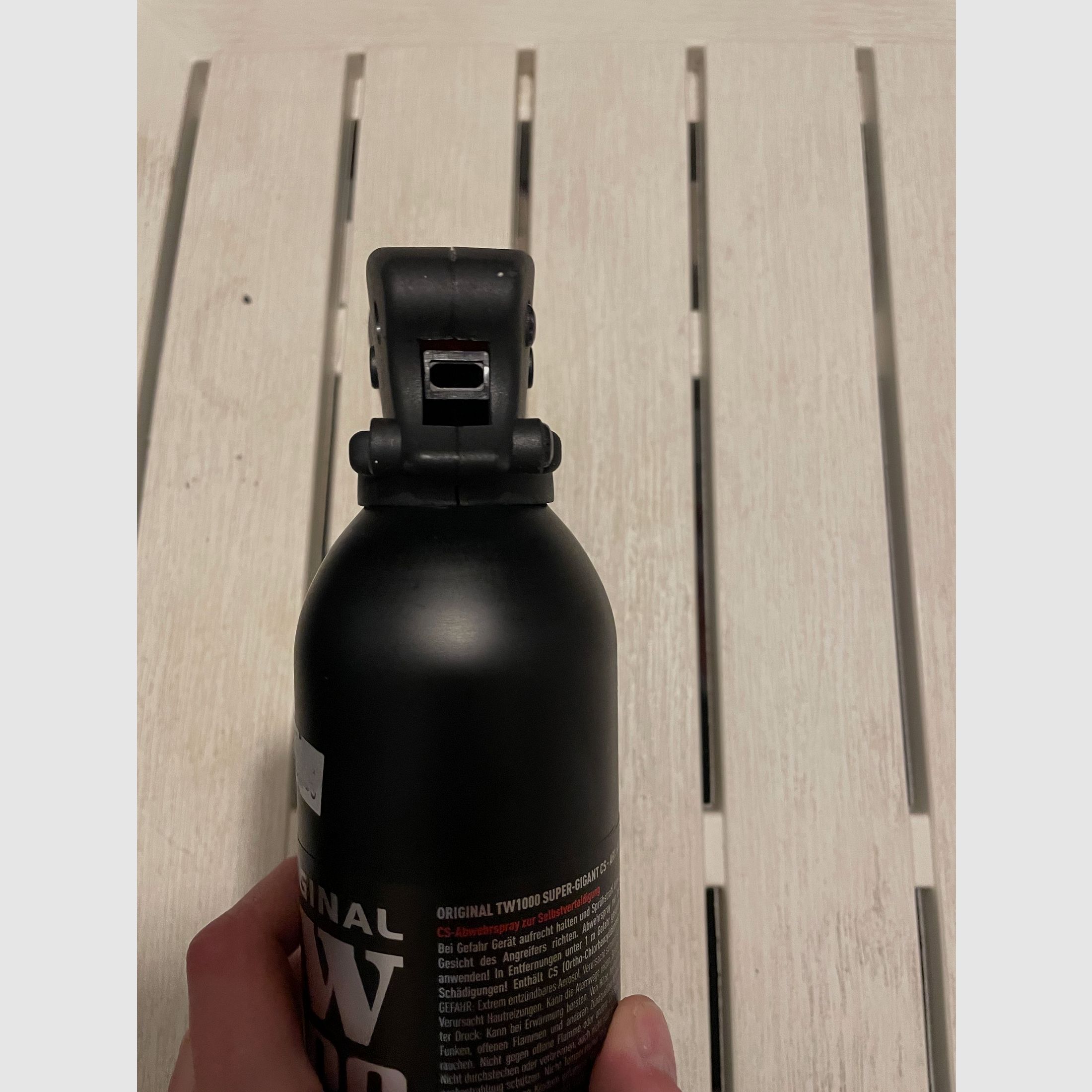 CS Abwehr Gas TW1000 Tierabwehrspray Pfeffer JET  Super-Gigant 400ml MHD 06/28