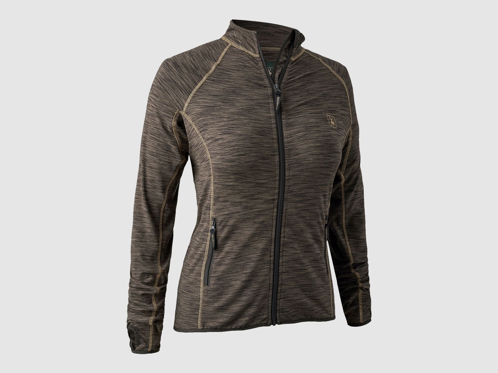 Deerhunter Lady Insulated Fleece Brown Melange 48
