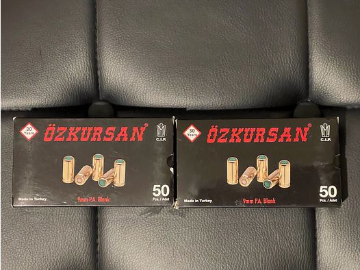 ÖZKURSAN 9mm PAK 2x50 sztuk