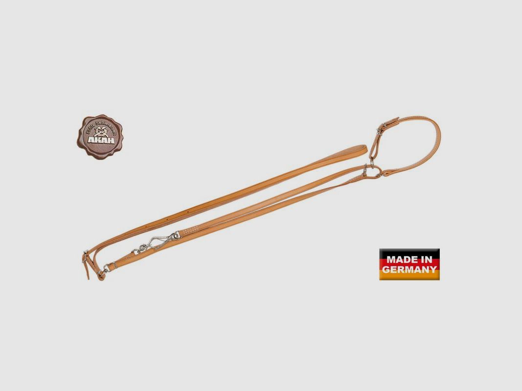 AKAH Umhängeleine mit Halsung 14 mm breit