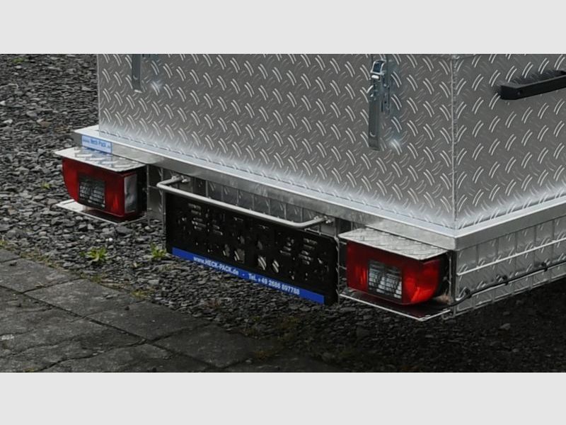 Kit d’éclairage Heck-Pack (grandes lampes) avec capot de protection en aluminium, image 2 sur 3