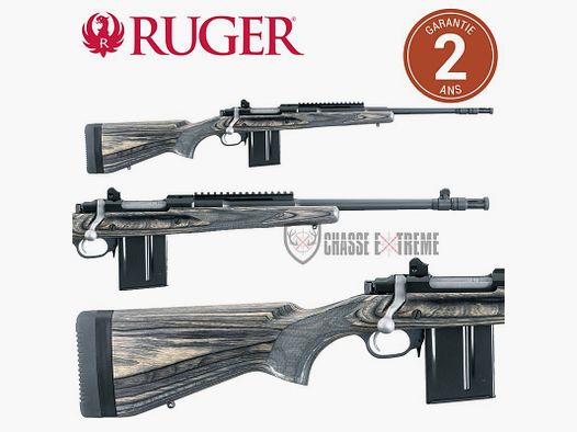 RUGER Gunsite Scout Rifle Black Flame Cache Cal. 308 Win