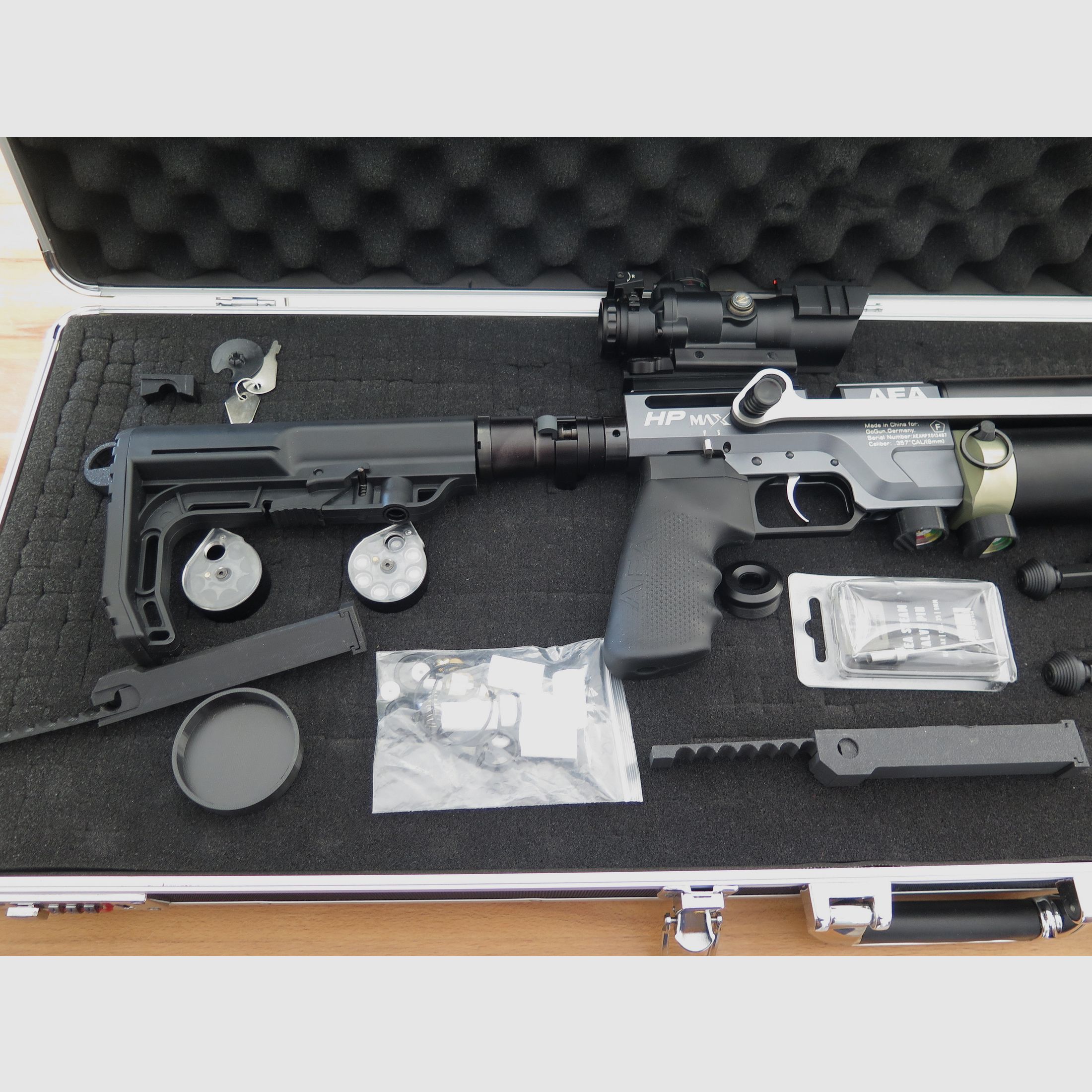 AEA HP - Max Pumpgunaction inkl. Kompressor Zubehör Top Zustand