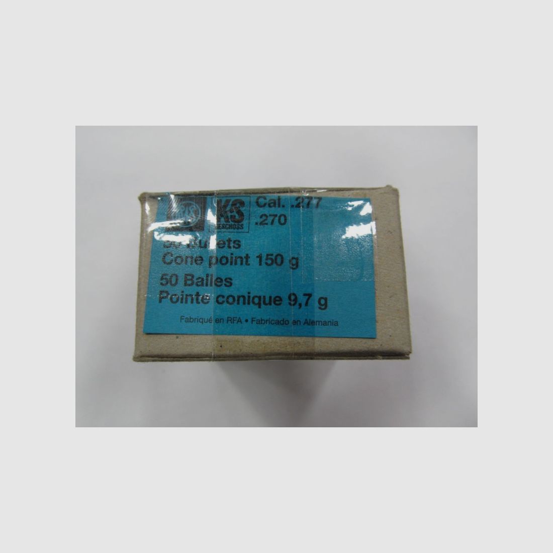 RWS KOGEL 270 GR 150 DIA 277 KS, afbeelding 1 van 2