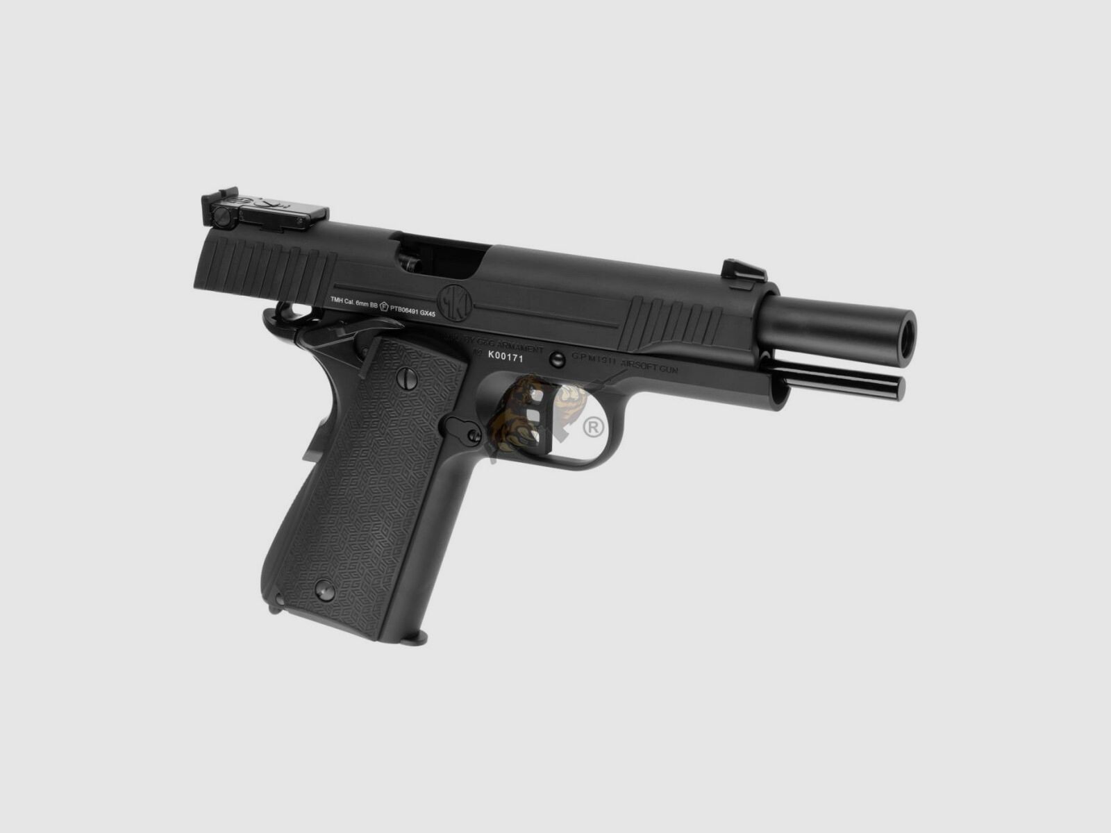 GX45 Mk.I Metall Version GBB Airsoft Pistole in Schwarz -F- | G&G