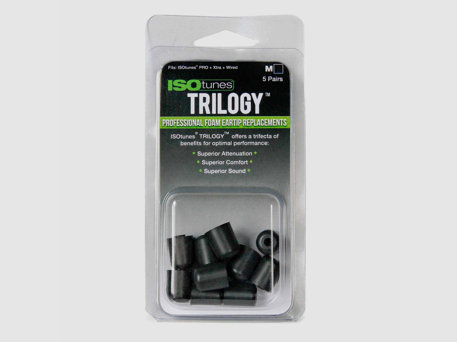 ISOTUNES Bouchons d'oreilles de rechange Trilogy M