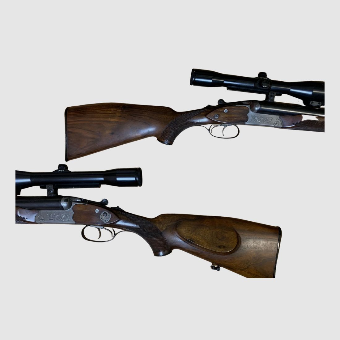 Taladro Sauer y Sohn Cal. 12/70 y 6.5x57R ZF: Schmidt & Bender 6x42.