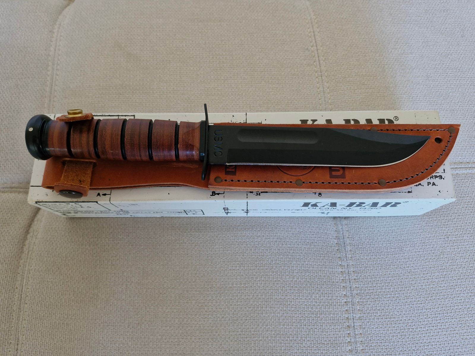 Original Ka-bar Kabar USMC Kampfmesser