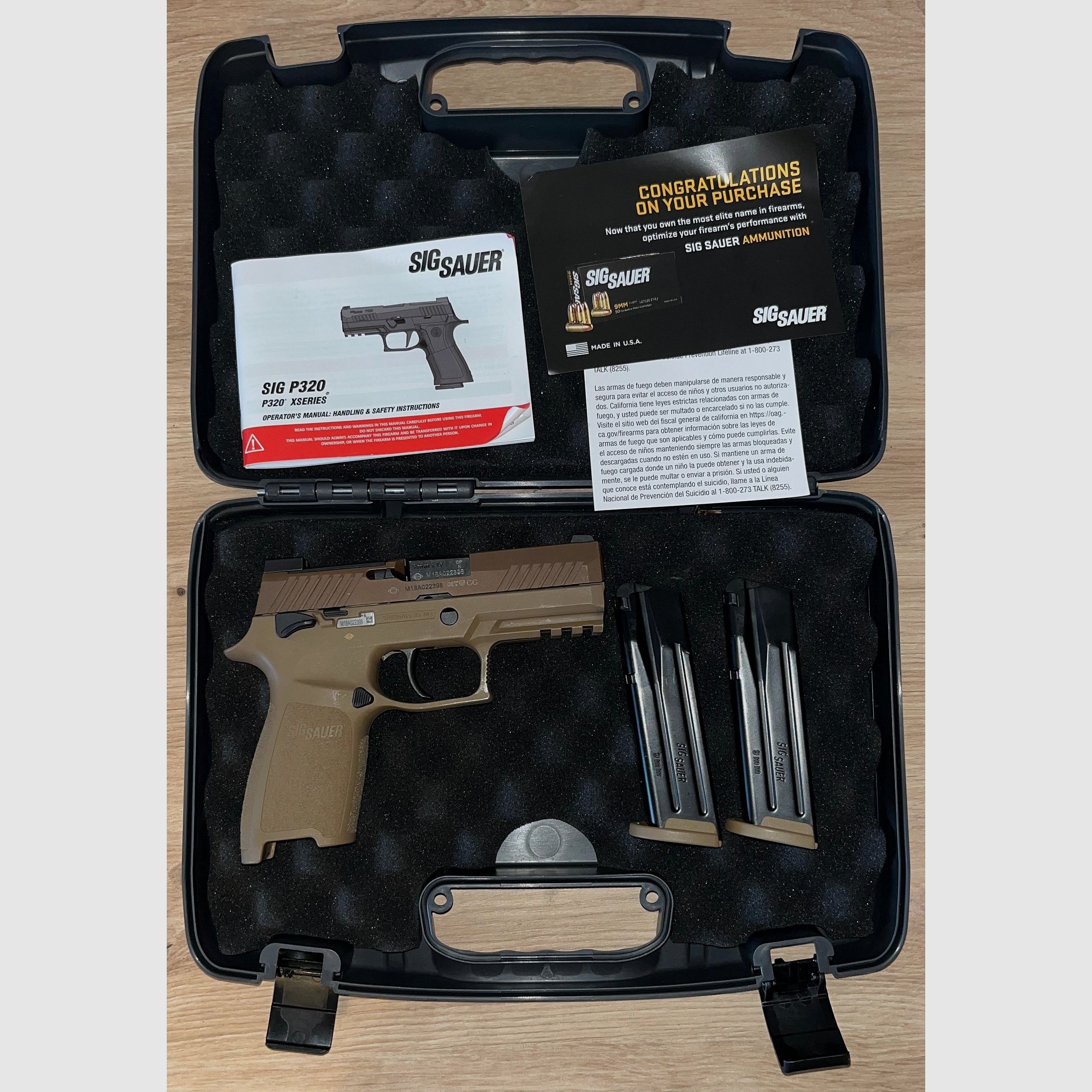 Sig Sauer P320 M18 OR - 9mm Luger