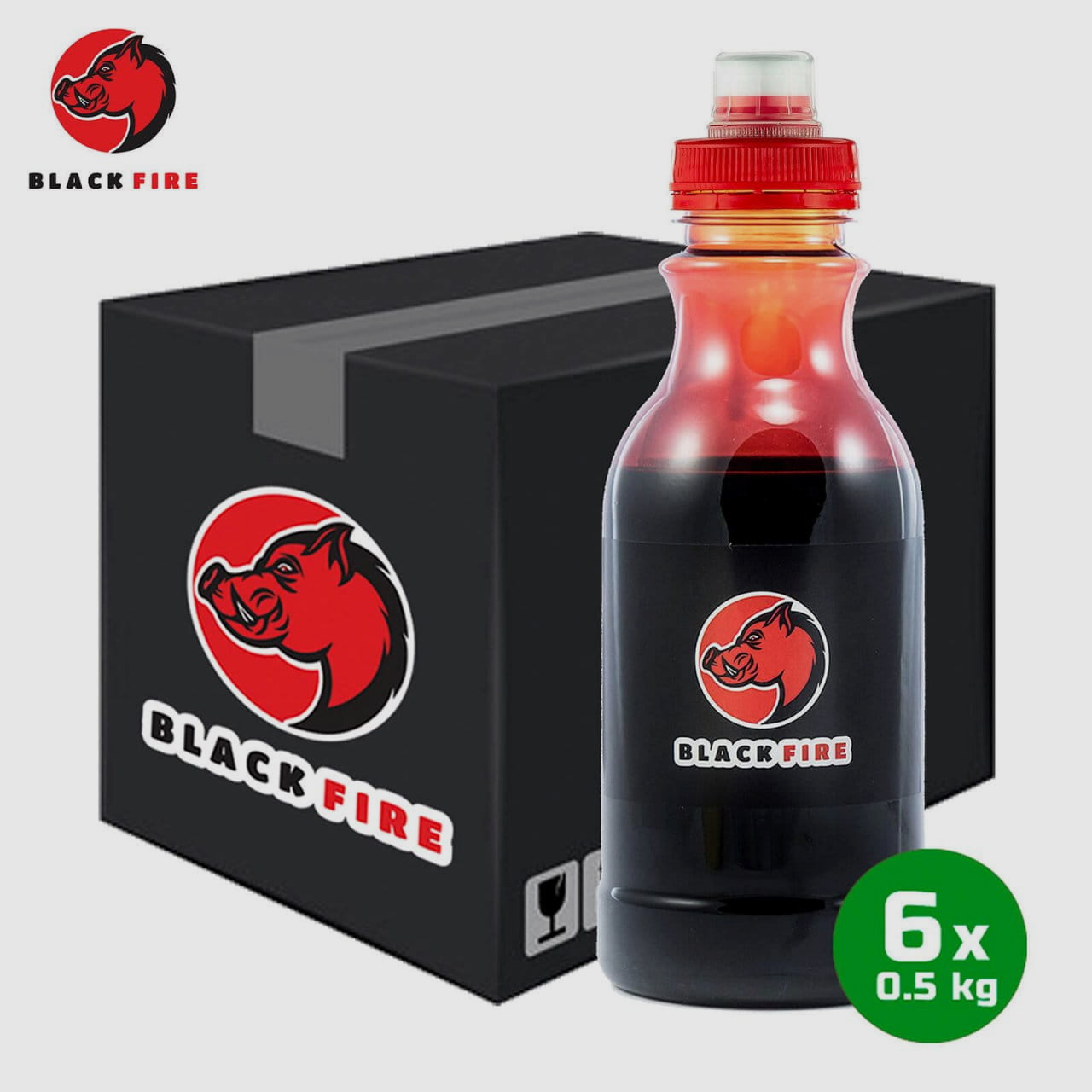 Black Fire Catrame di Faggio 0,5 kg 6-pack