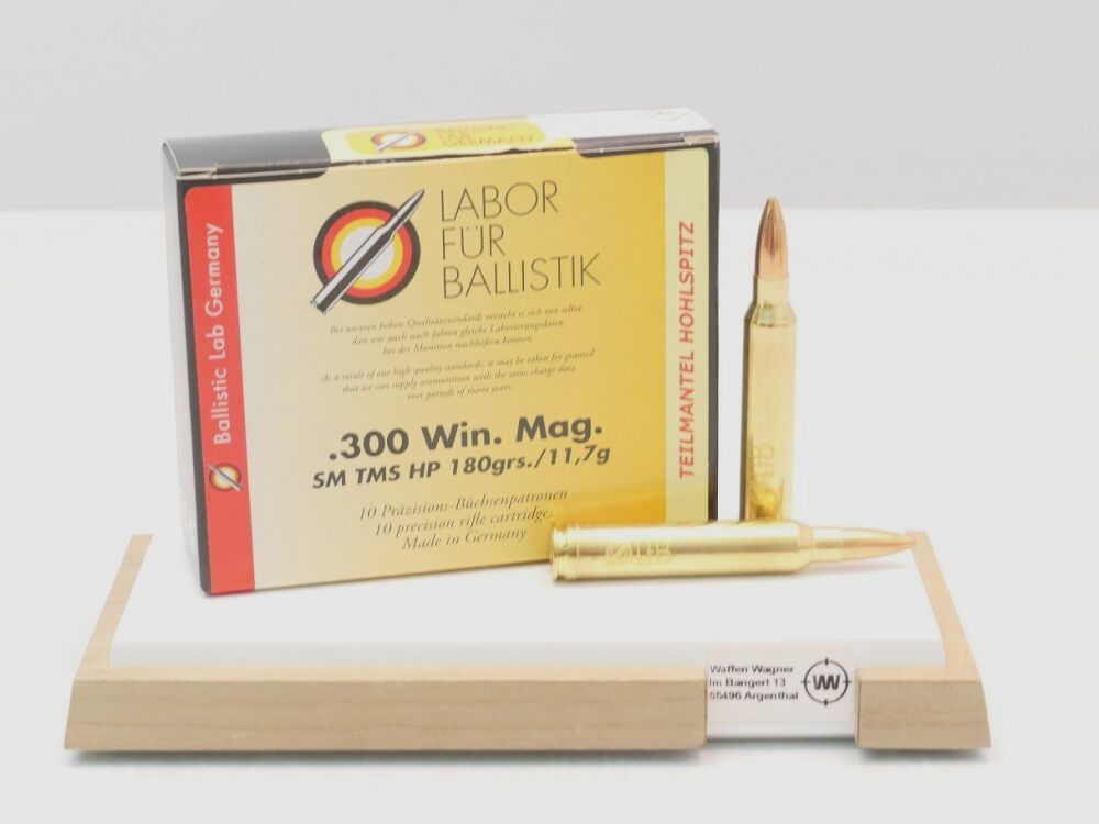 Laboratoire pour balistique SM TMS HP 7,0g A10 .300 Win.Mag.