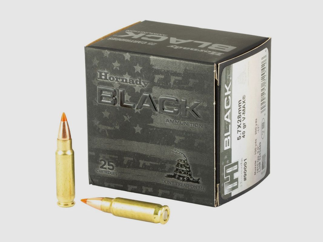 HORNADY 5.7X28 V-MAX SCHWARZ 40GR X25