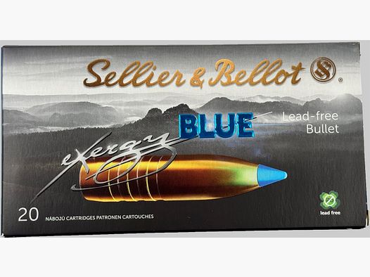 Sellier & Bellot cartouche de chasse .30-06Spr. TXRG Blue 180grs
