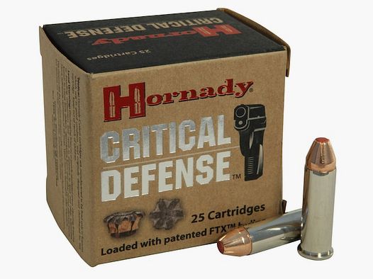 Hornady Critical Defense .38 Special 110GR FTX 25 cartouches