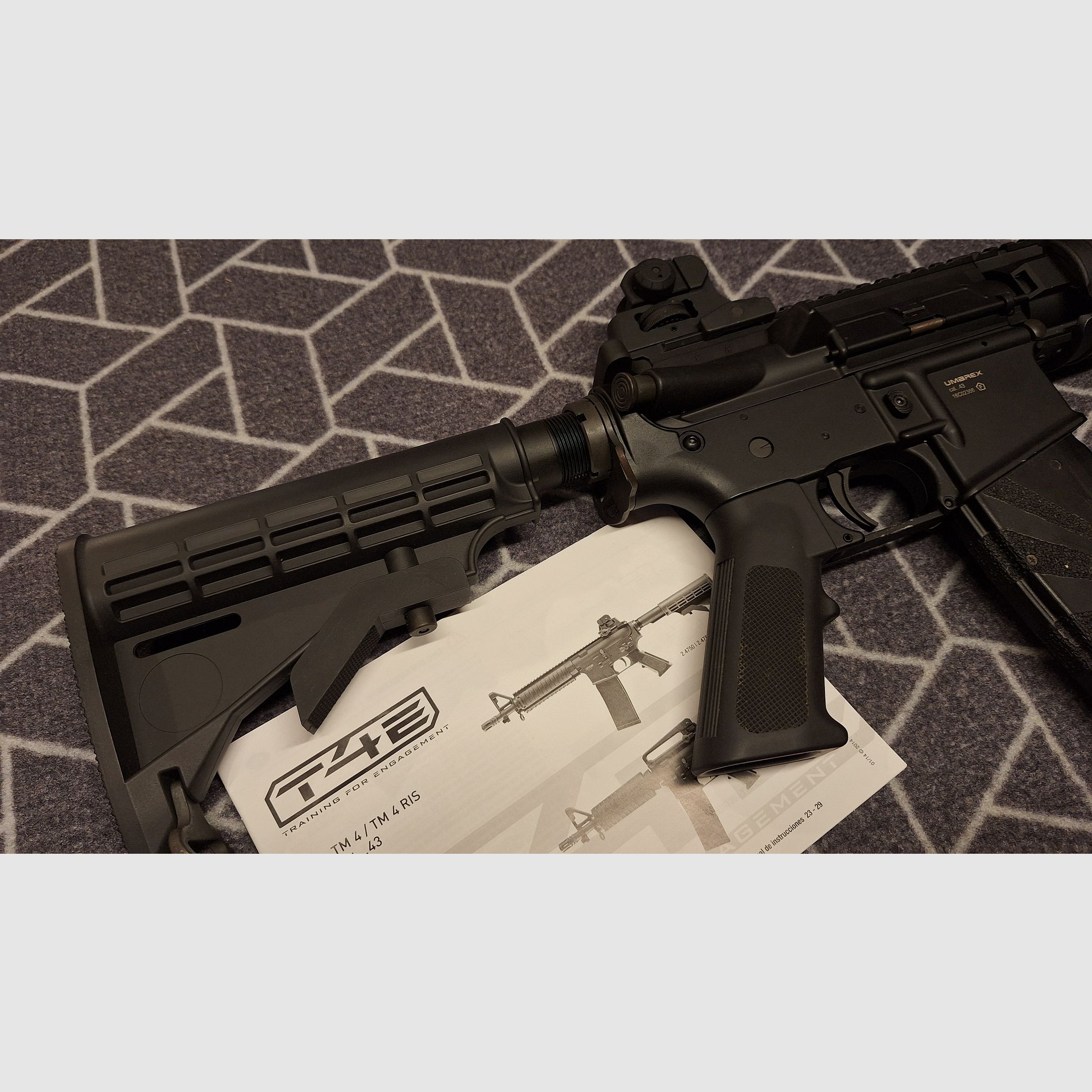 Umarex T4E TM4 RIS CO2 assault rifle .43