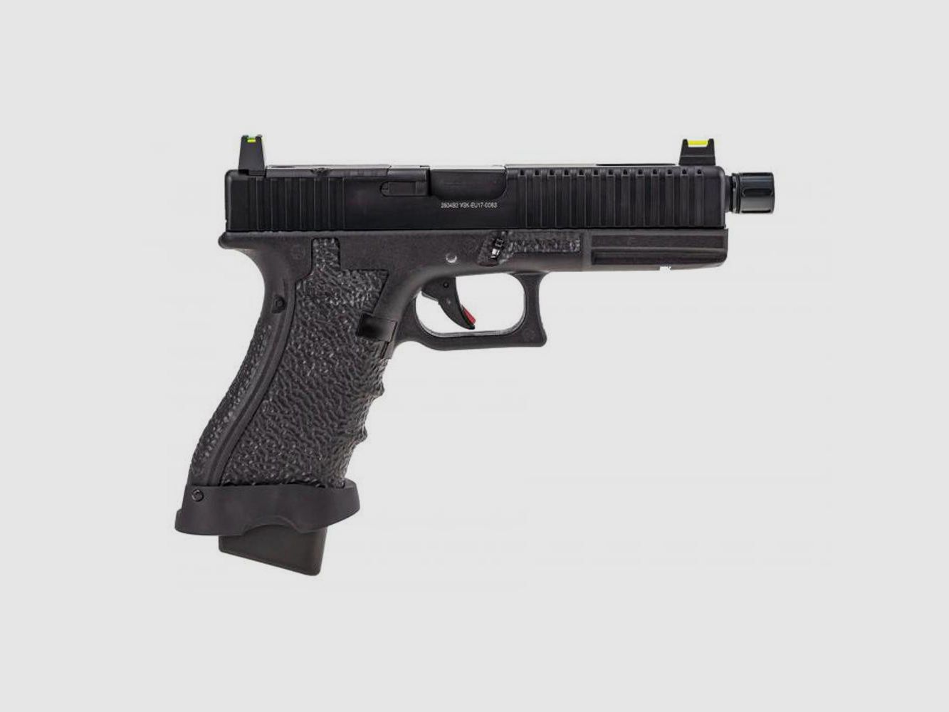 Replik Pistol EU7 VORSK Schwarz - Realistisches Design - Strapazierfähige Materialien - Für Training und Freizeit, Bild 2 von 4