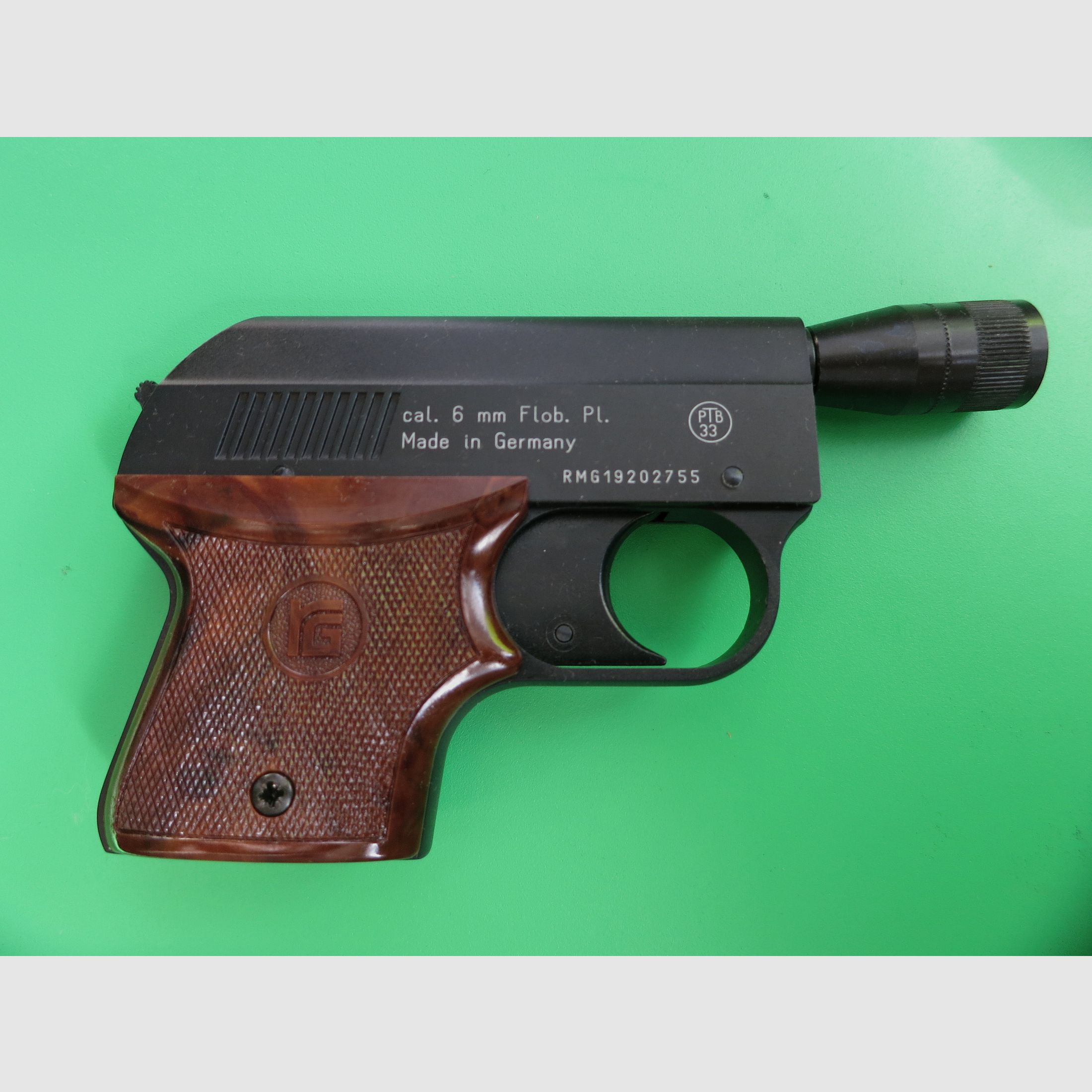Röhm RG 3, Gas- Signalpistole, 6 mm Flober Platz, PTB 33, wie neu!      #6