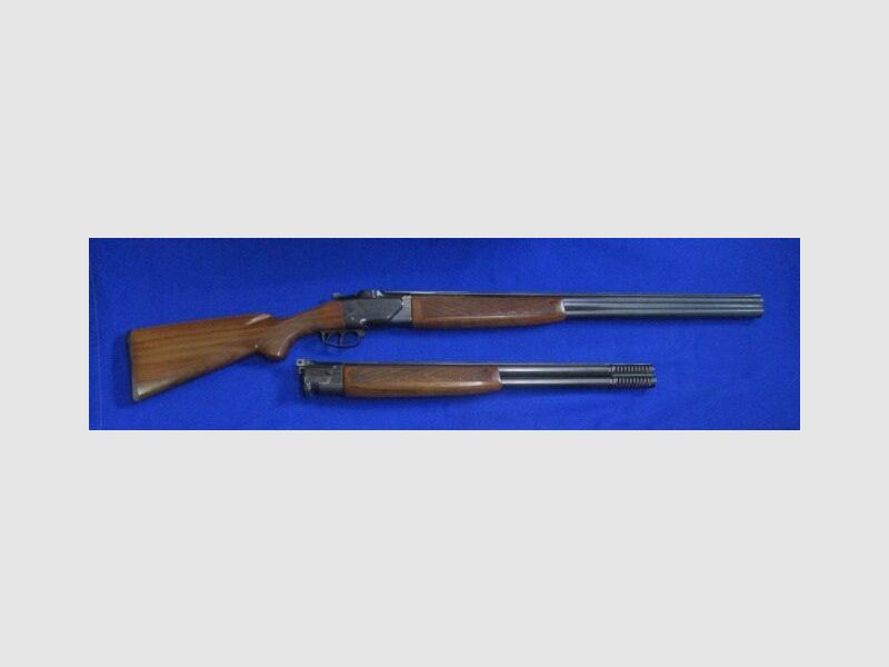 Escopeta superpuesta Brünner Trap con cañón intercambiable Skeet 12/70