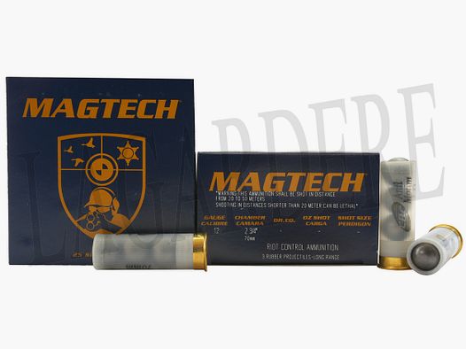 MAGTECH GUMMI-SCHROT 3 DIABOLOS (SCHROT PATRONEN)