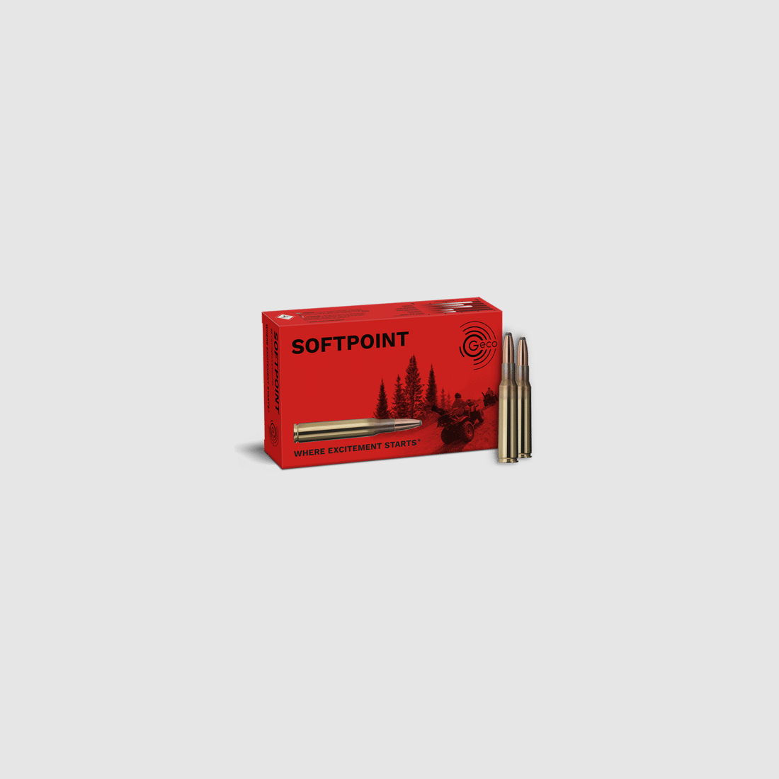 7×57 Geco Softpoint 10.7g / 165grs.