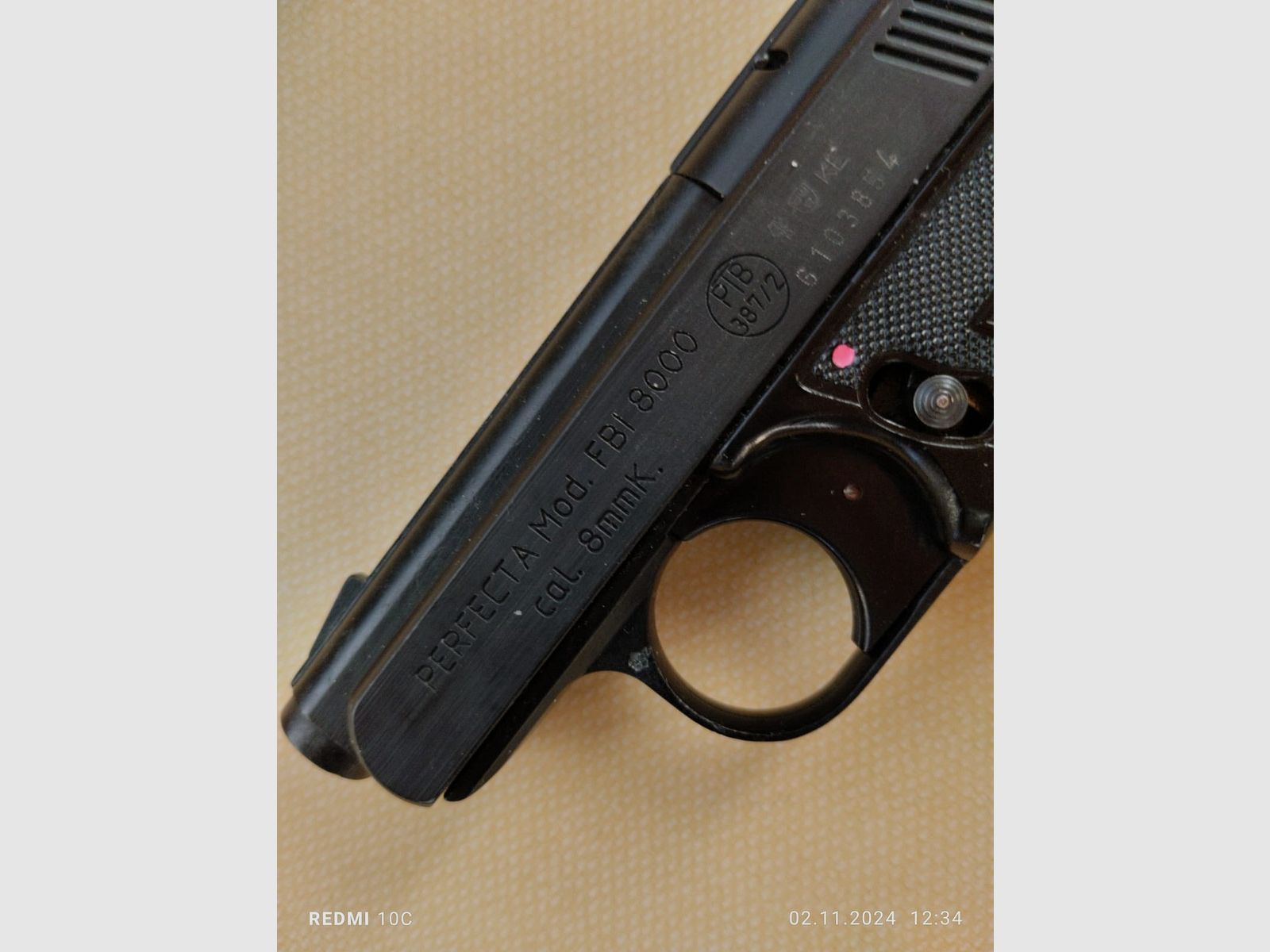Gaspistole 8mm, Reck FBI 8000