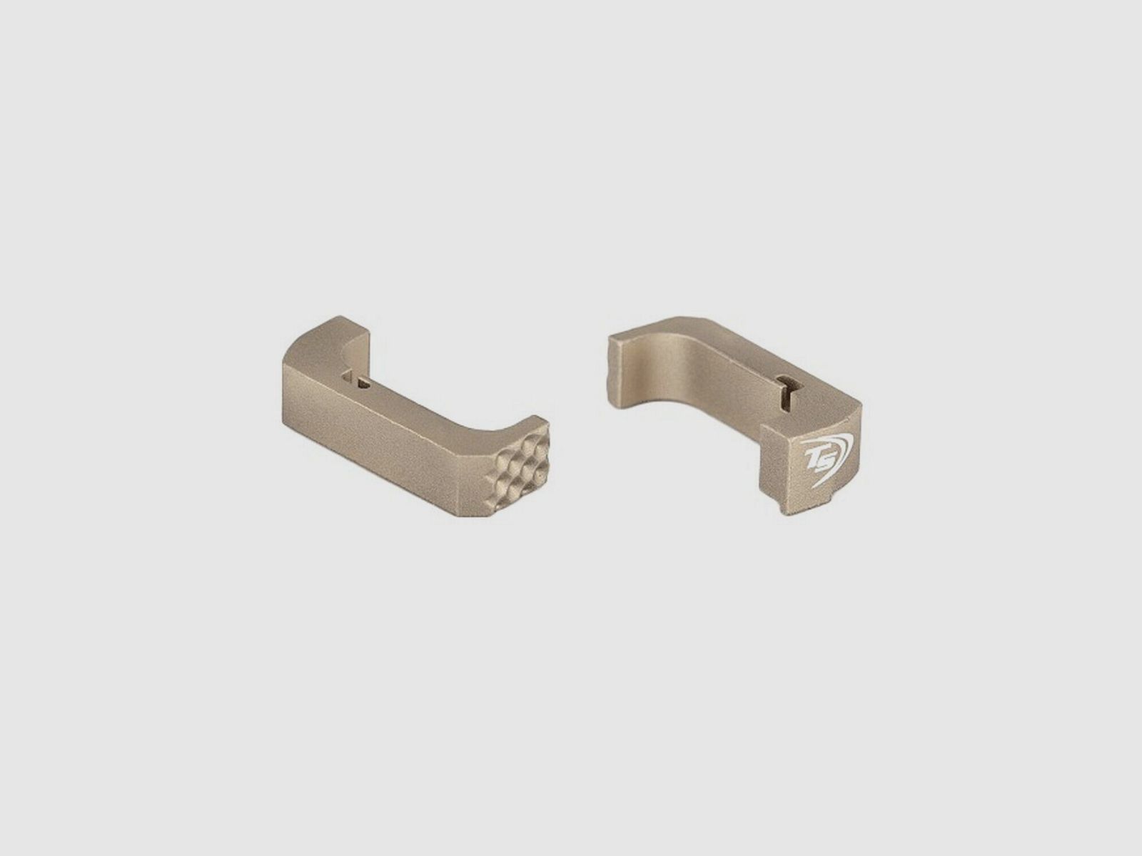 Abnehmbarer Magazinbutton Toni System Glock GEN 4/5 Sand