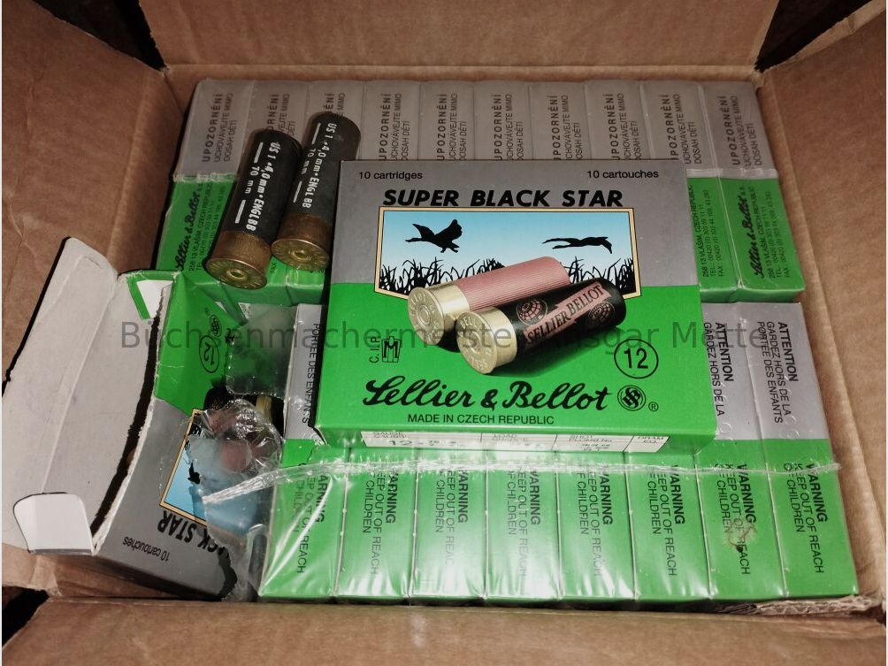 Sellier and Bellot S&B 12/70 4mm 35.4g 190 shots 12/70 4mm 35.4g 190 shots