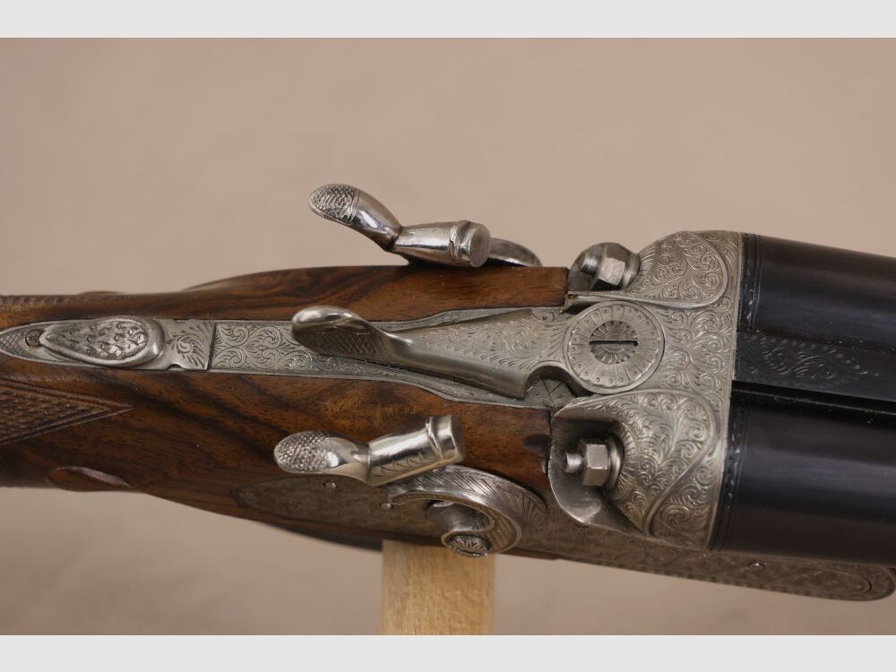 Armas Ego - Eibar Hahn - Doppelflinte // Seitenschloss // absolutes LUXUS Holz