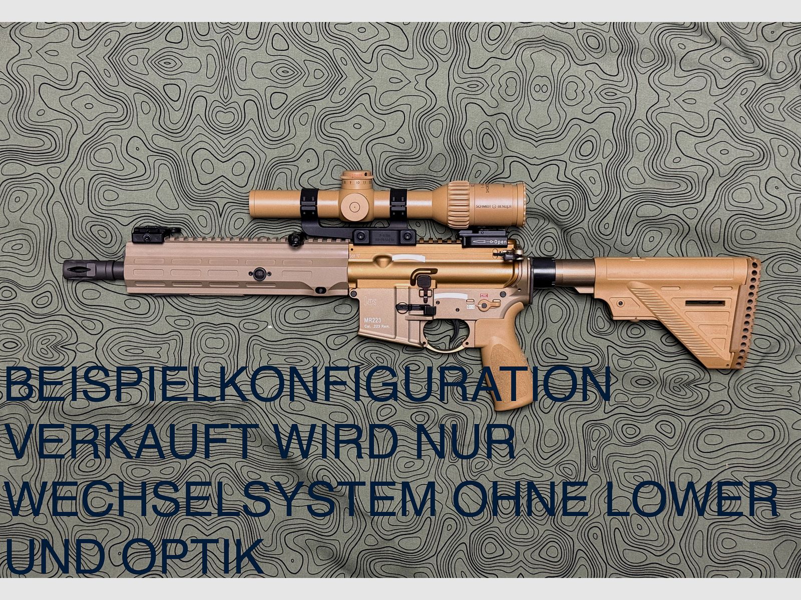 Vendu - HK MR223 RAL 8000 11" Sport système interchangeable