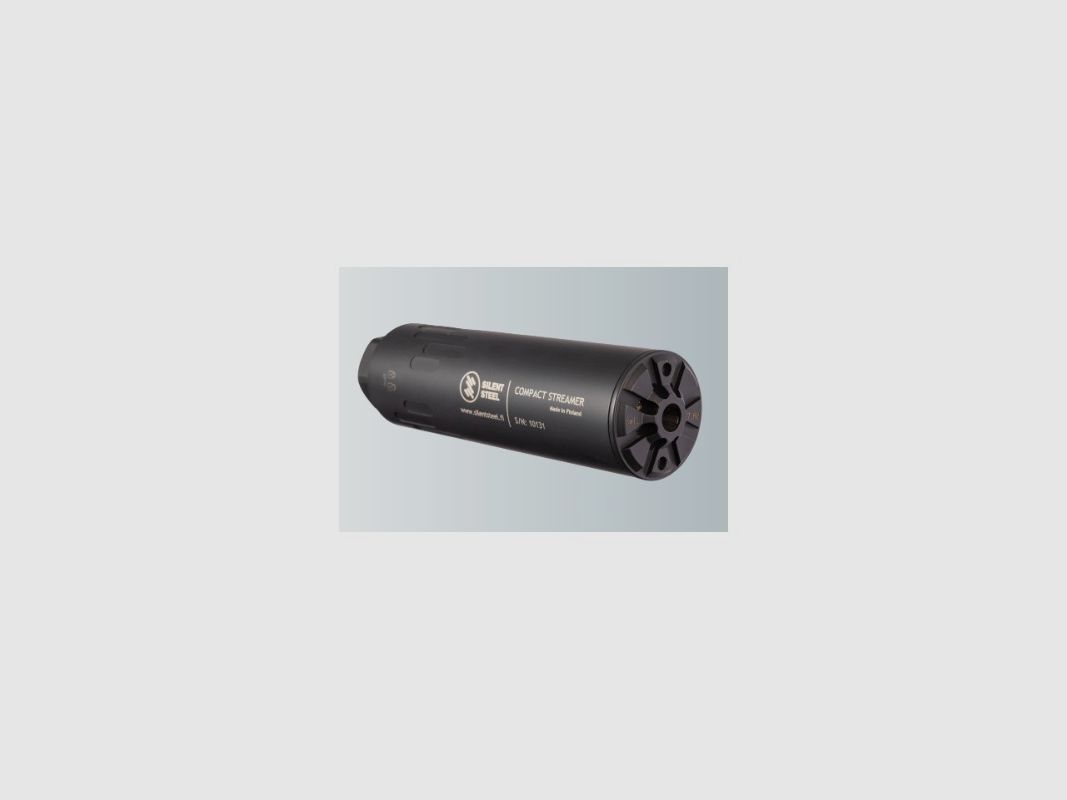 Silent Steel Tactical Package Compact Streamer stainless steel body + Flow suppression unit 5.56 Black, Bild 4 von 9