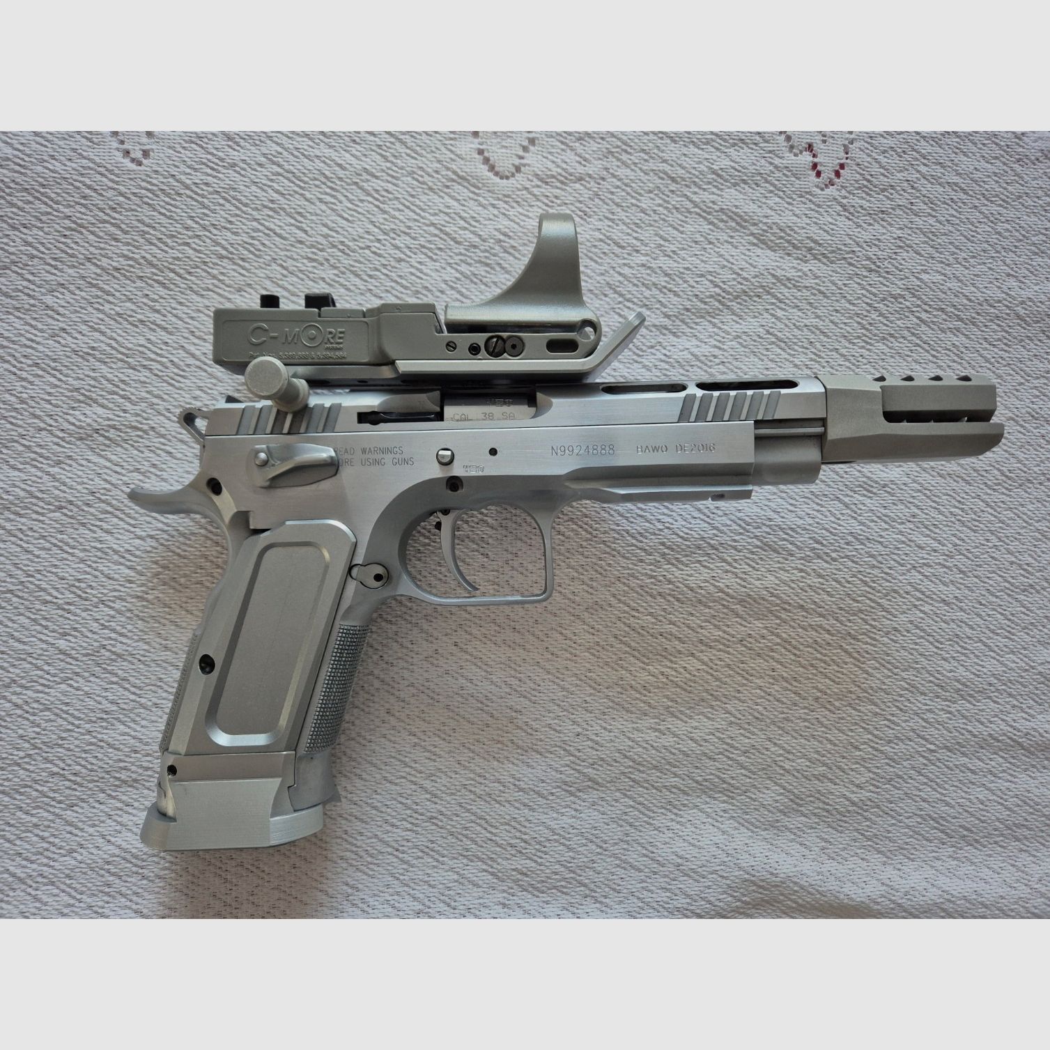 Tanfoglio pistol, BAWO Racer II, .38 Super Auto