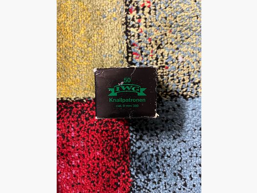 9mm RK cartuchos de fogueo IWG - ¡Coleccionista!