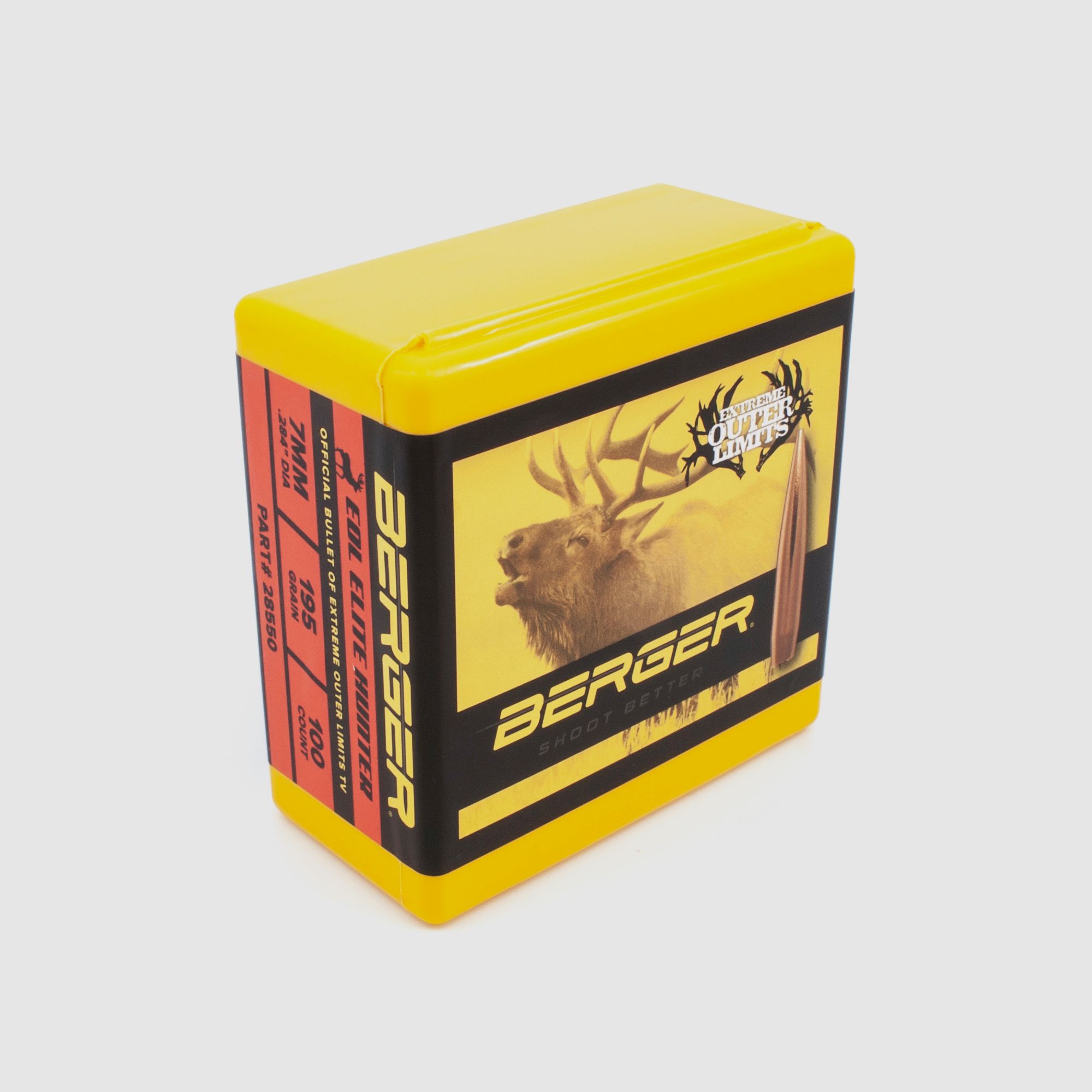 Berger Bullet 7mm/.284 EOL Elite Hunter 195GR 100 Pieces