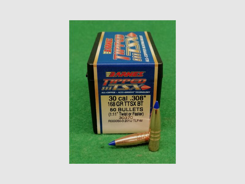 BARNES TTSX #30370 Kaliber .30 (.308) - 168 Grain