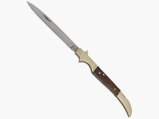 Cuchillo de bolsillo mango de madera estrecho