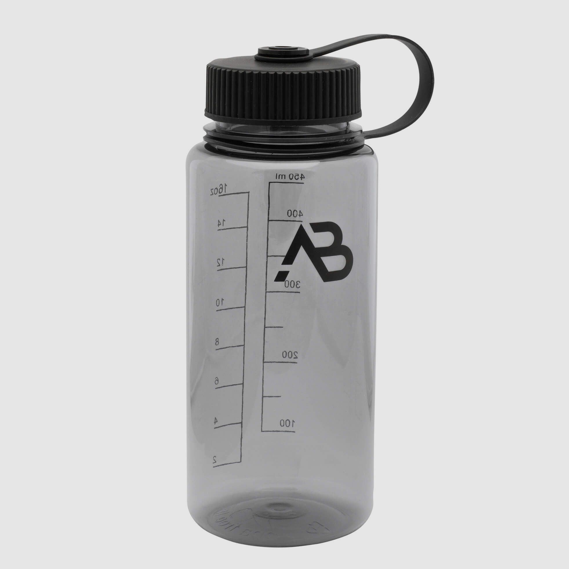 Tritan Weithals Trinkflasche 0,5l grau