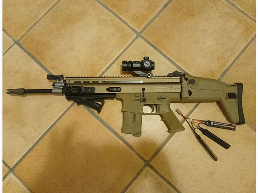 Scar L Wei-etech Socom-L MK16 mod 0 Vollmetall S-AEG 6mm BB desert