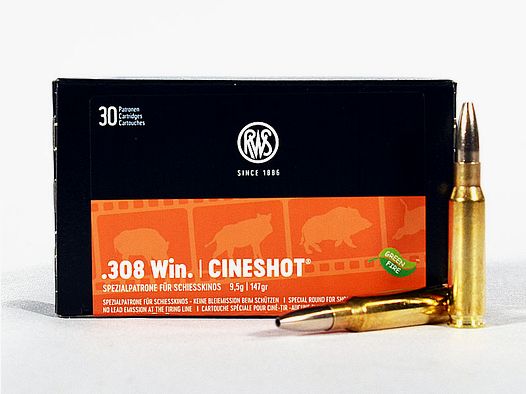RWS CINESHOT .308 Winchester 1 Packung (30 Schuss á 1,096 €*)