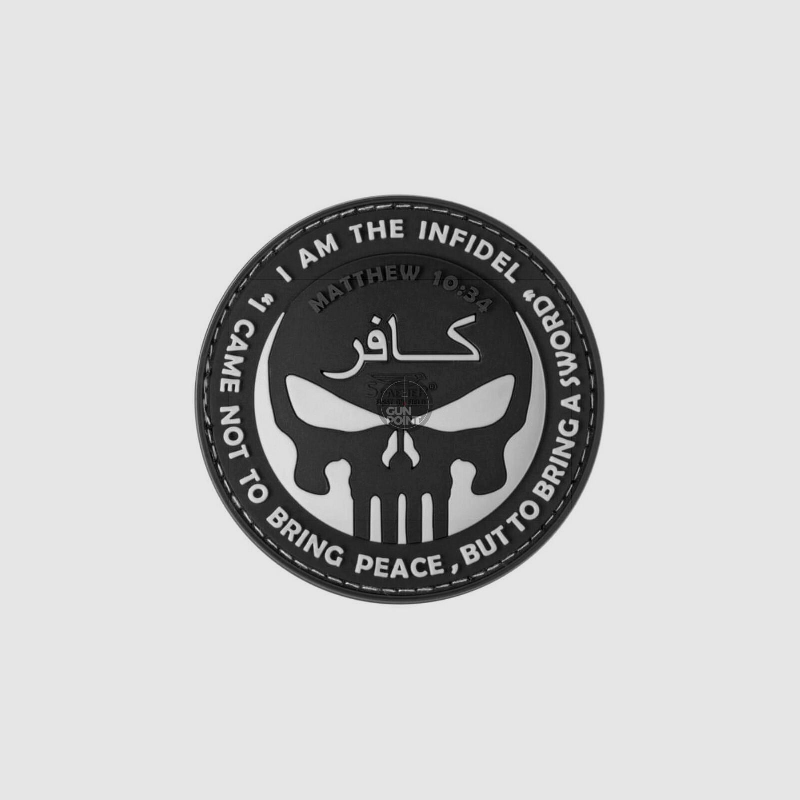 JTG The Infidel Punisher Rubber Patch-Multicolor