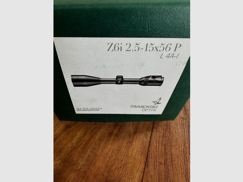Swarovski Z6i 2,5-15x56 P Generation 2 mit Leuchtabsehen L4A-I o. Schiene