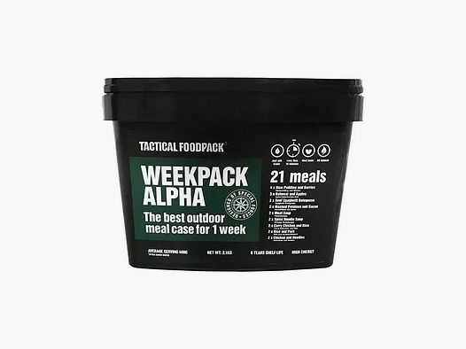 Tactical Foodpack Tactical Foodpack Wochenration Weekpack Alpha