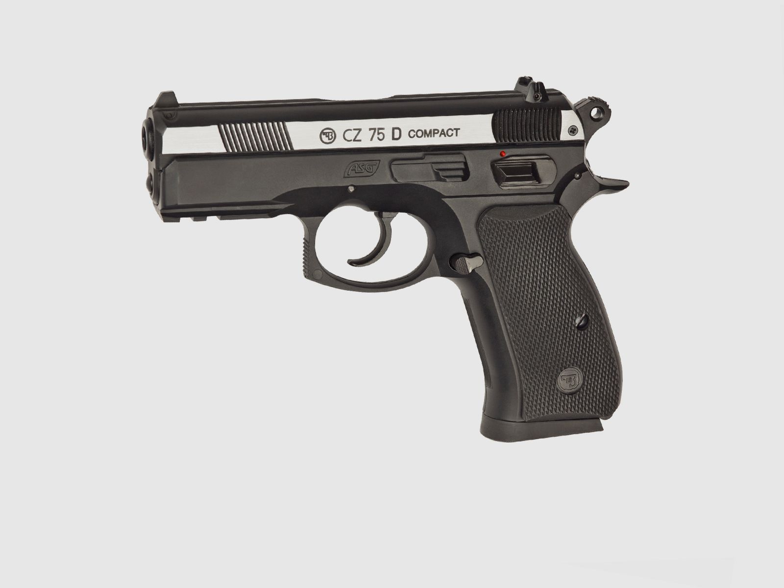 CZ 75D Compact Duotone Metalen Sluiter Pistol – 4,5 mm Co2 Stalen BB's