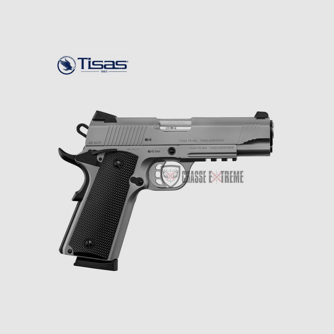 Pistolet TISAS Zig Pcs 1911 Inox 4.25", image 1 sur 6